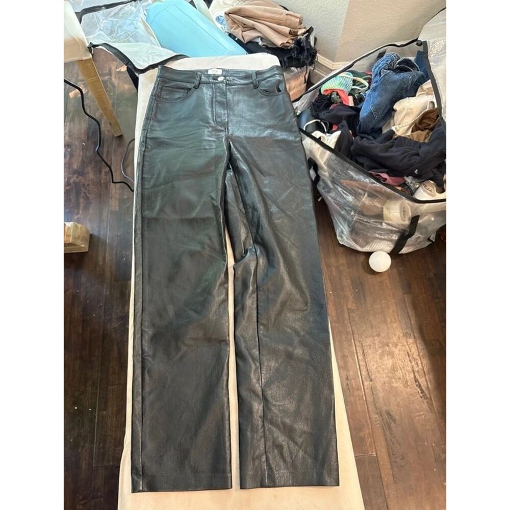 Wilfred Melina fake leather pants